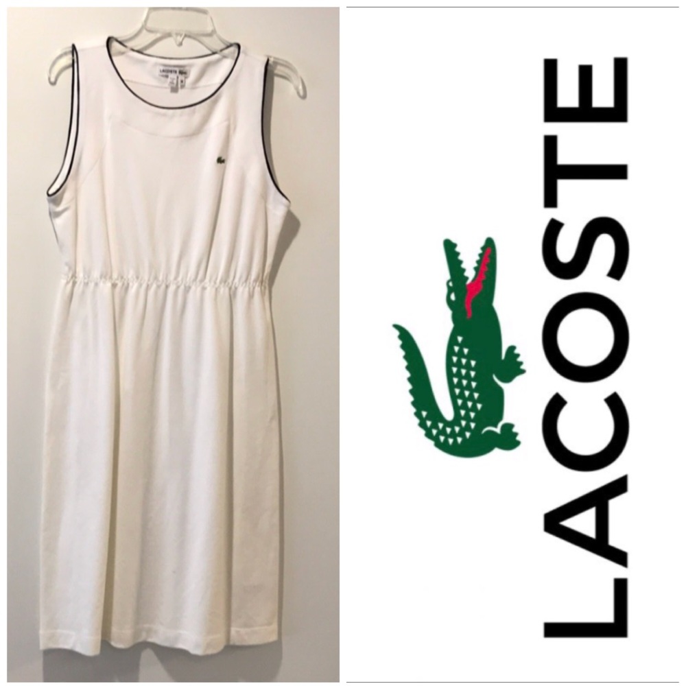 Lacoste white casual dress, size 38